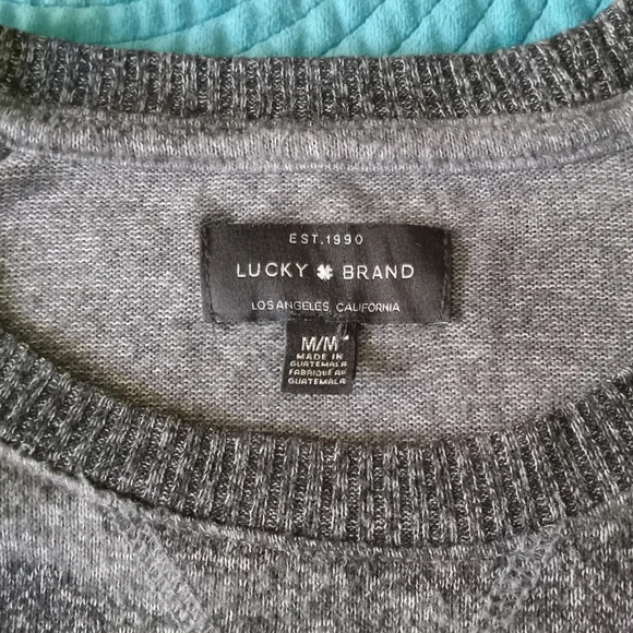 Lucky Brand Camo Soft Lightweight Sweatshirt Women's Sz Medium - Picture 3 of 4